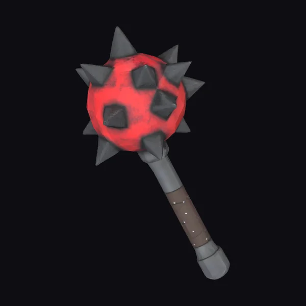 Spiked Red Mace