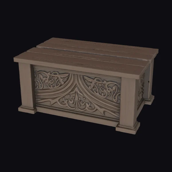 Ornate Wooden Storage Box