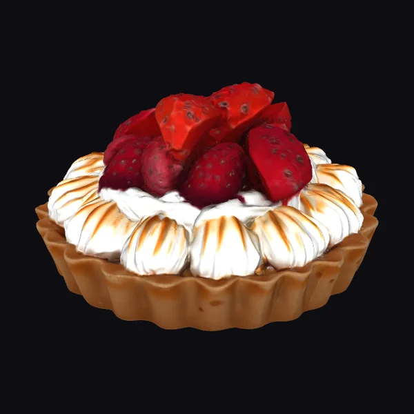 Strawberry Meringue Tart