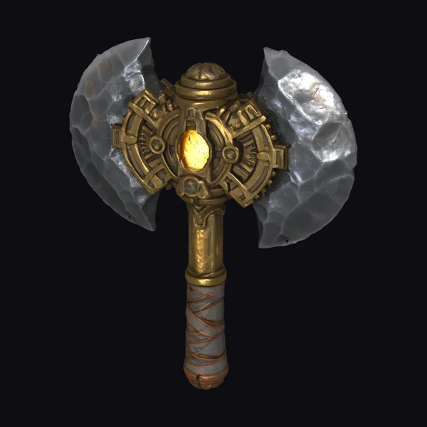 Ancient Battle Axe Artifact