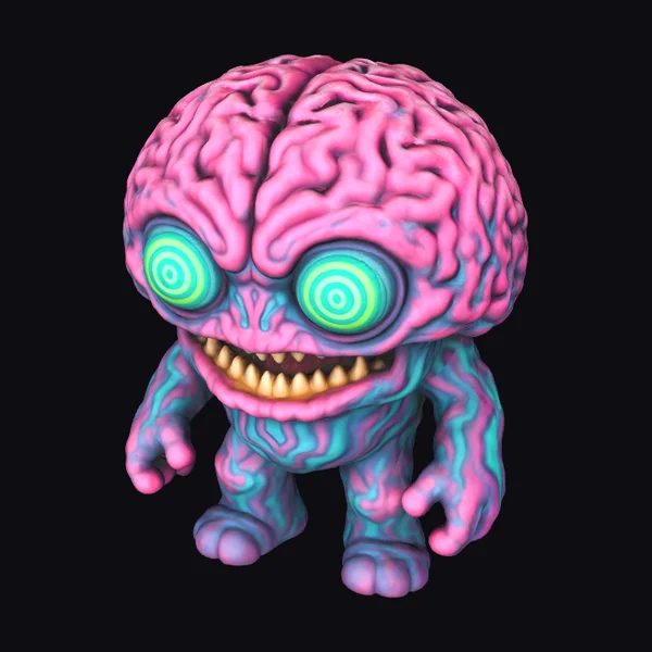 Brainy Pink Monster