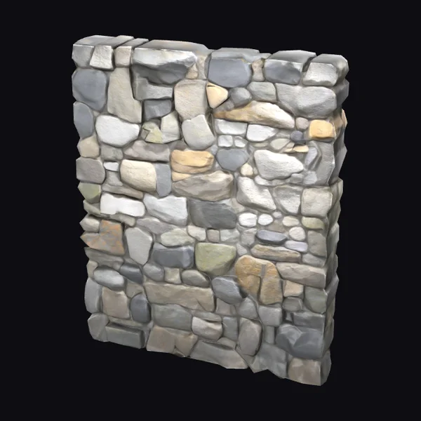 Stone Wall Section