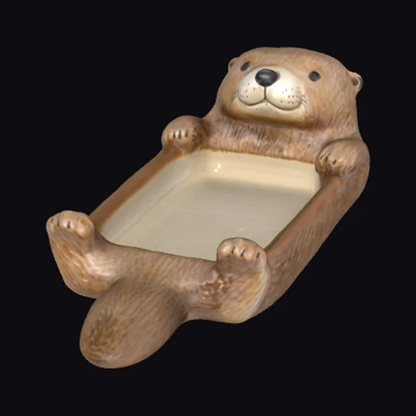 Otter Butter Dish