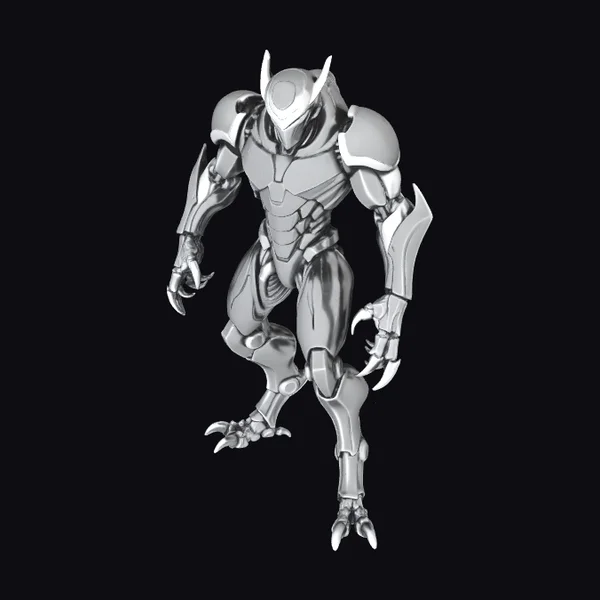 Metallic Cybernetic Guardian