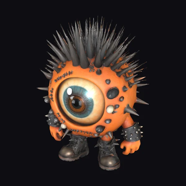 Spiky One Eyed Punk