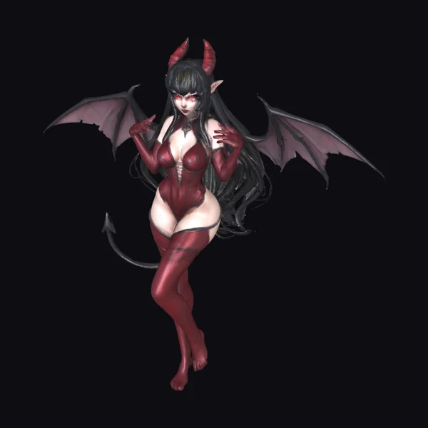 Cute Succubus Devil Girl