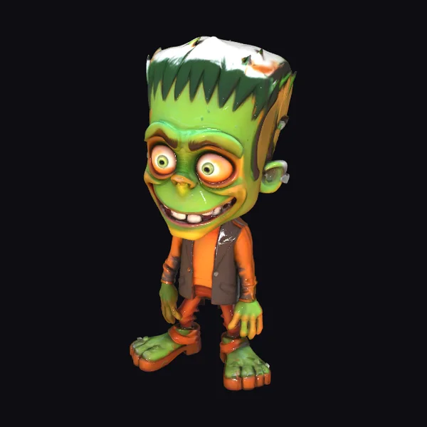 Cartoon Zombie Character