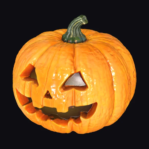Carved Halloween Pumpkin