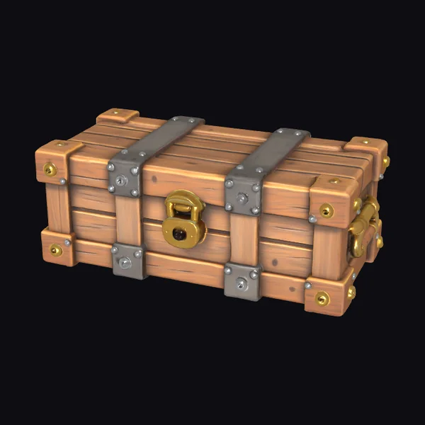 Wooden Treasure Chest