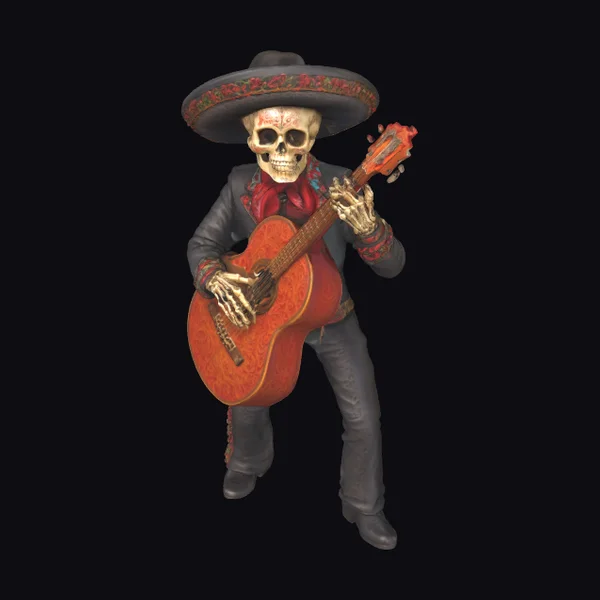 Mexican Skeleton Guitarist