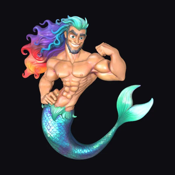 Merman Pride Pose