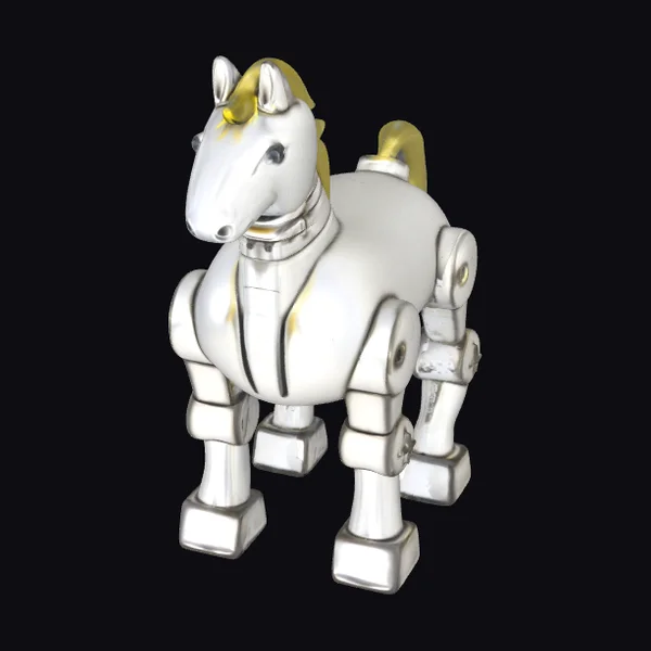 Robotic Horse Figure