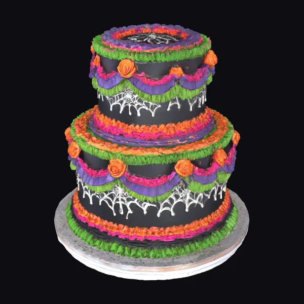 Spiderweb Celebration Cake