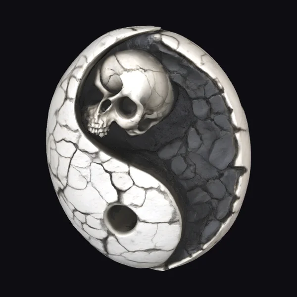 Cracked Skull Yin Yang