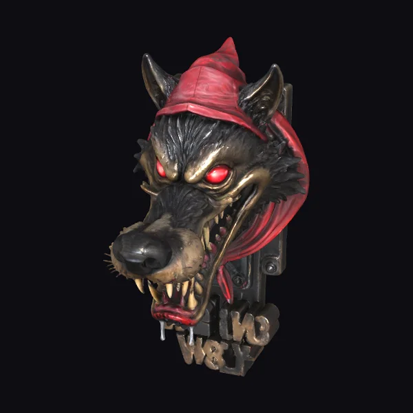 Big Bad Wolf Sculpture
