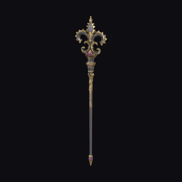 Ornate Metallic Magic Wand