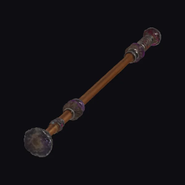 Purple Gemstone Magic Wand