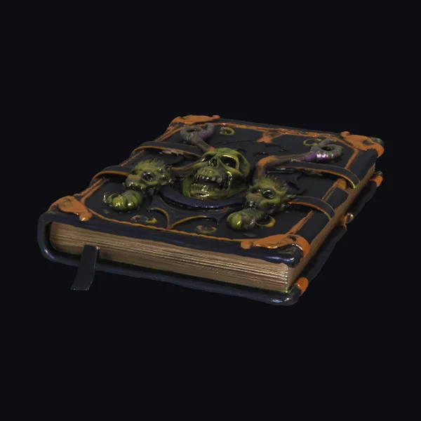 Monster Embossed Leather Book