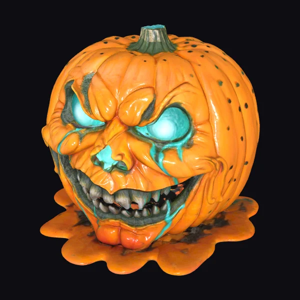 Glowing Jack O Lantern