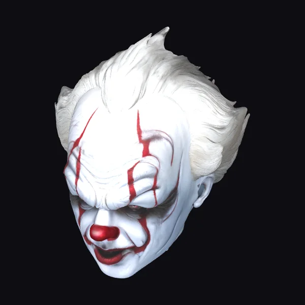 Creepy Clown Head