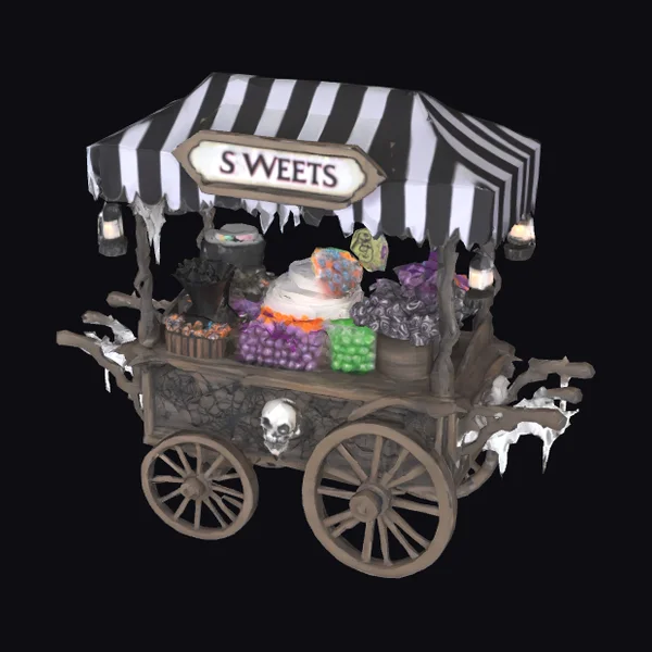 Spooky Candy Cart