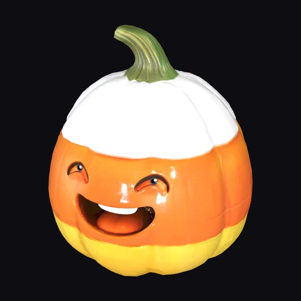 Smiling Pumpkin Jar