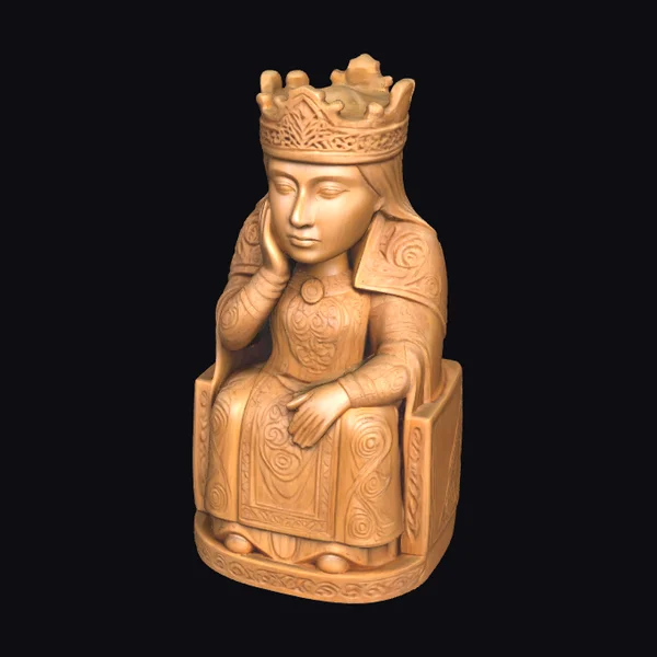 Celtic Queen Chess Piece