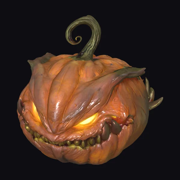 Carved Pumpkin Face