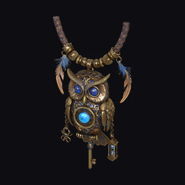 Steampunk Owl Necklace