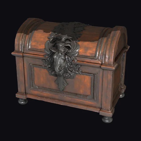 Elegant Wooden Chest