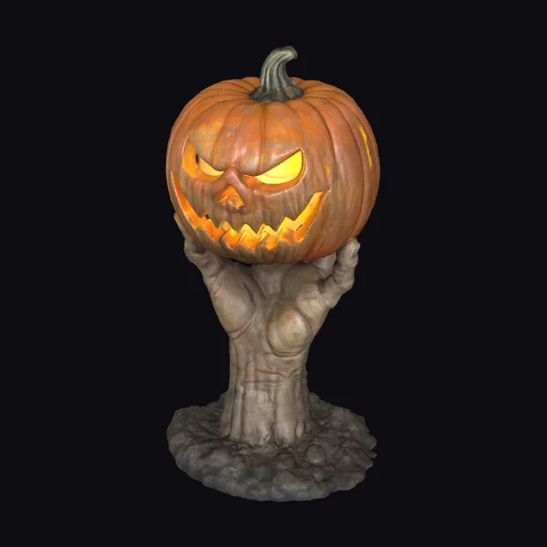 Carved Pumpkin Torso