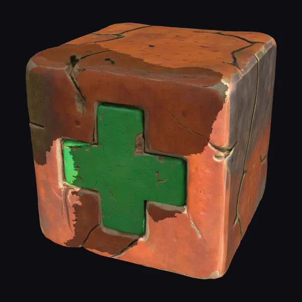 Rusty Green Medical Cube