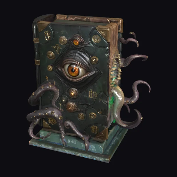 Ancient Tome with Tentacles