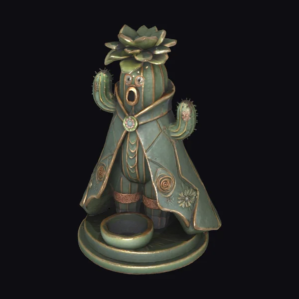 Cactus Shaman Figure