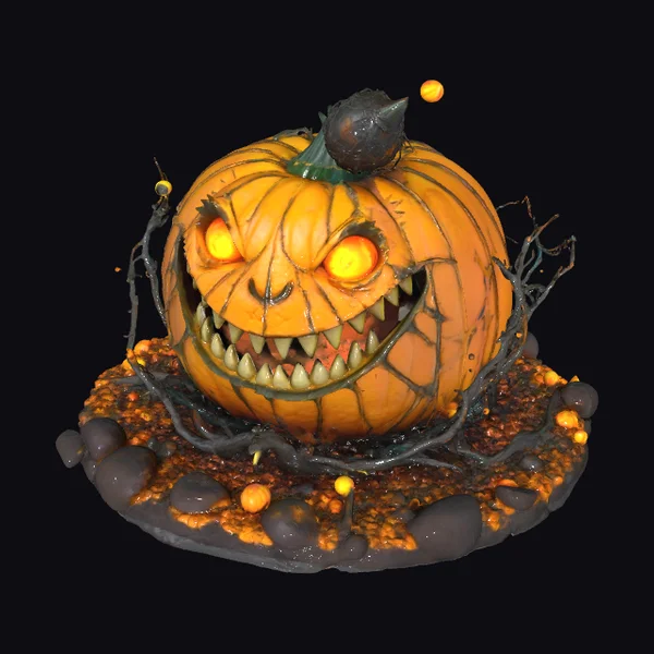 Glowing Pumpkin Nightmare