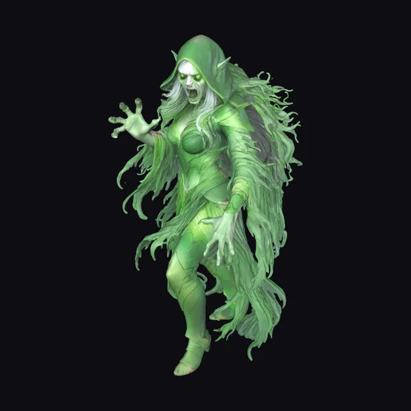 Emerald Female Wraith