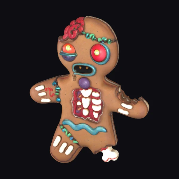 Zombie Gingerbread Man