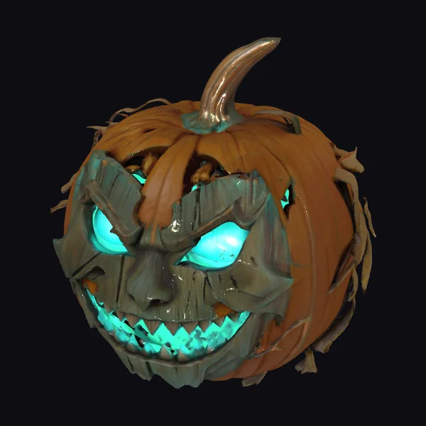 Carved Pumpkin Face