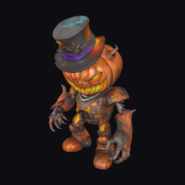 Pumpkin Robot