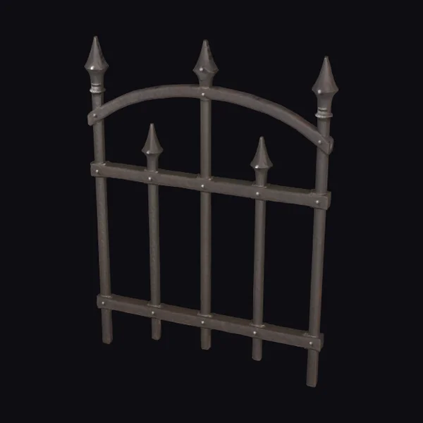 Wrought Iron Fence Section