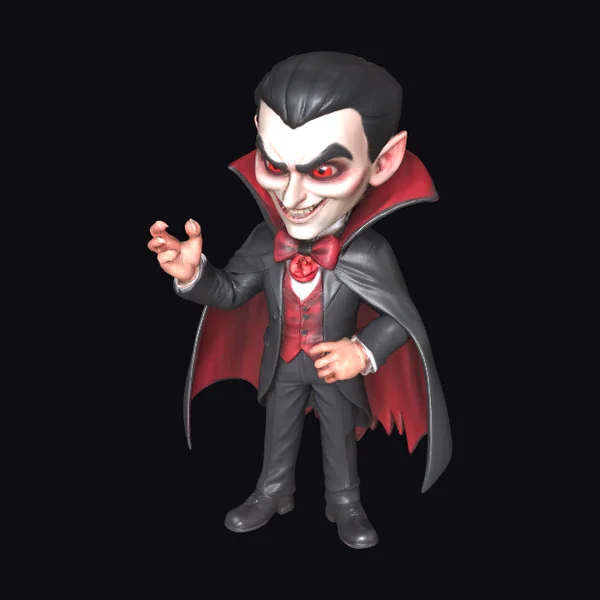 Cartoon Vampire Character
