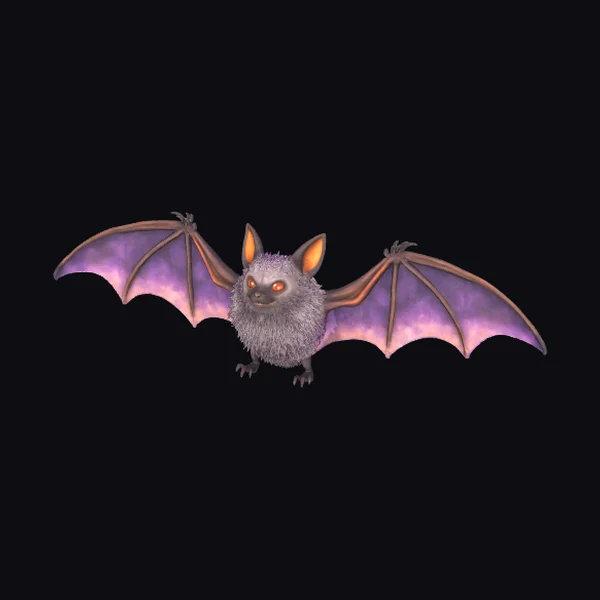Purple Bat Creature