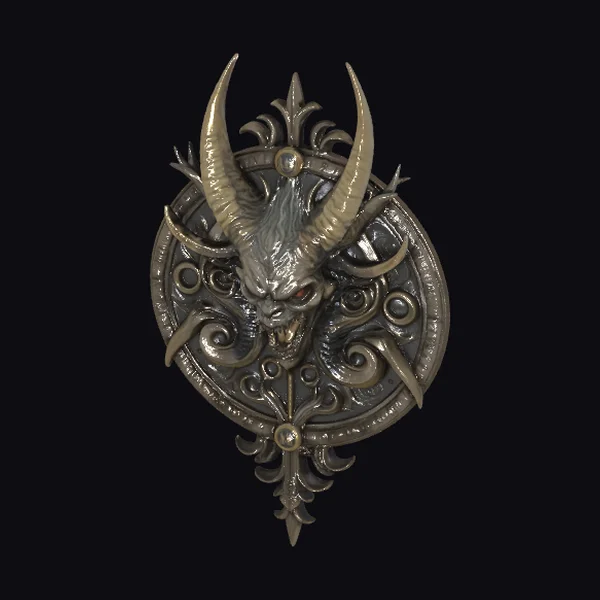 Dark Horned Monster Crest