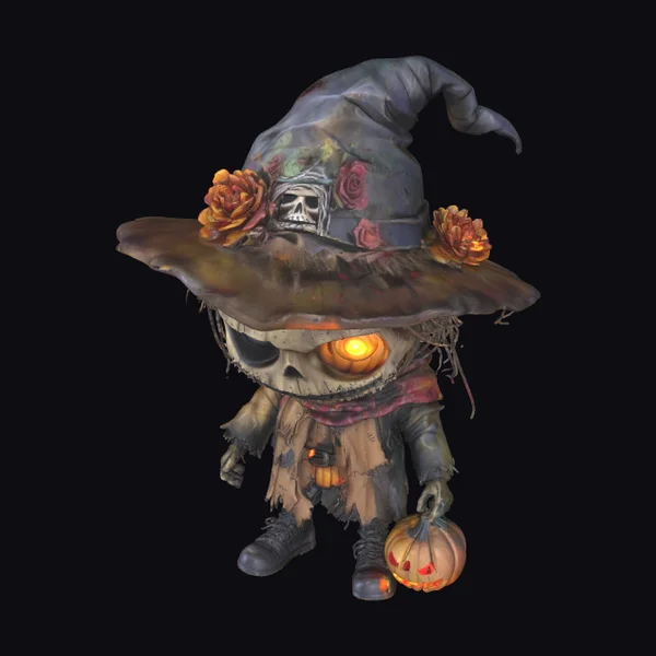 Halloween Pumpkin Patch Guardian