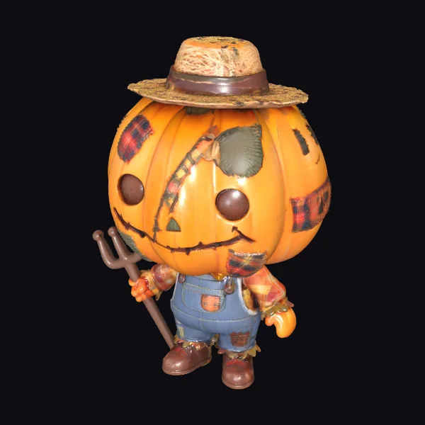 Stitched Pumpkin Scarecrow