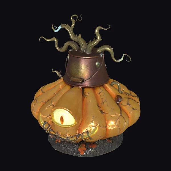 Pumpkin Cyclops Cauldron