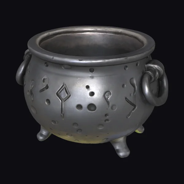 Mystical Metal Cauldron