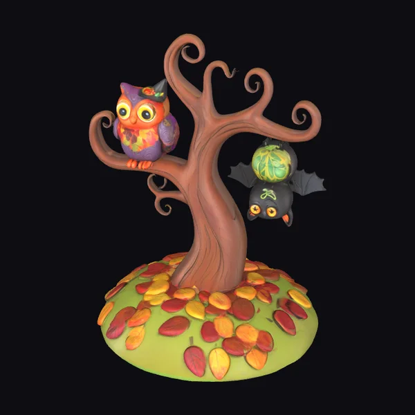 Halloween Tree Decoration