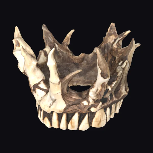 Fanged Jawbone Mask