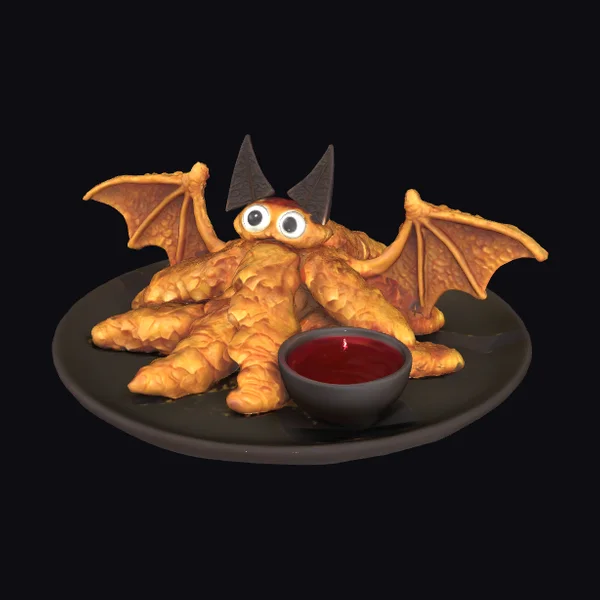 Bat Wing Chicken Strips Platter